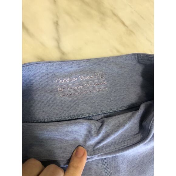 Outdoor Voices Women’s 3/4 Warm Up Lilac Leggings Size Small - Picture 3 of 4